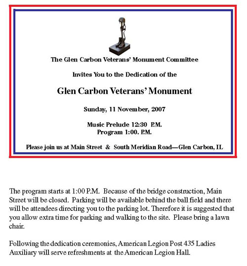 Invite to Dedication