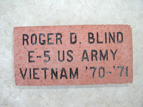 Example of Mr. Roger Blind's Paver Brick
